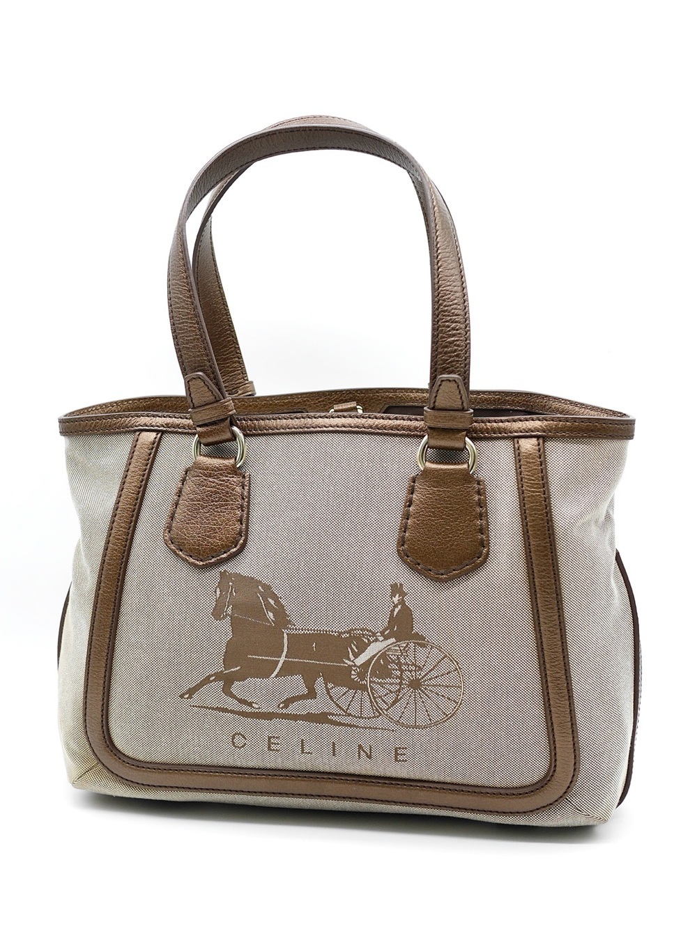 🍓CELINE Shopping Medium Canvas Bag